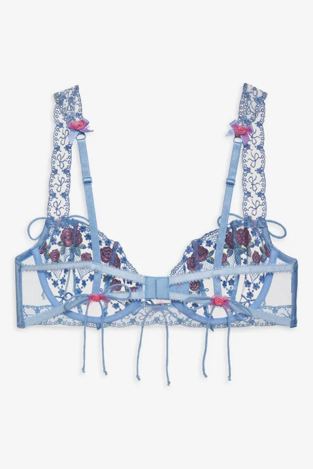 Women Lingerie For Love and Lemons Katara Underwire Bra Blue Women Lingerie For Love and Lemons Katara Underwire Bra Blue