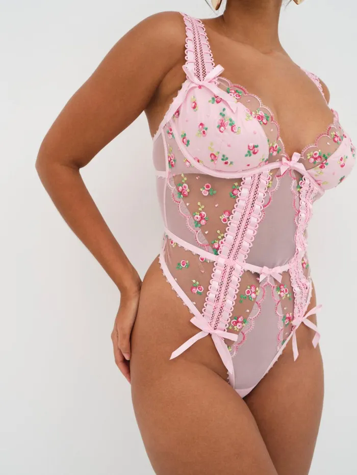 Women Lingerie For Love and Lemons Maisie Teddy Pink Women Lingerie For Love and Lemons Maisie Teddy Pink