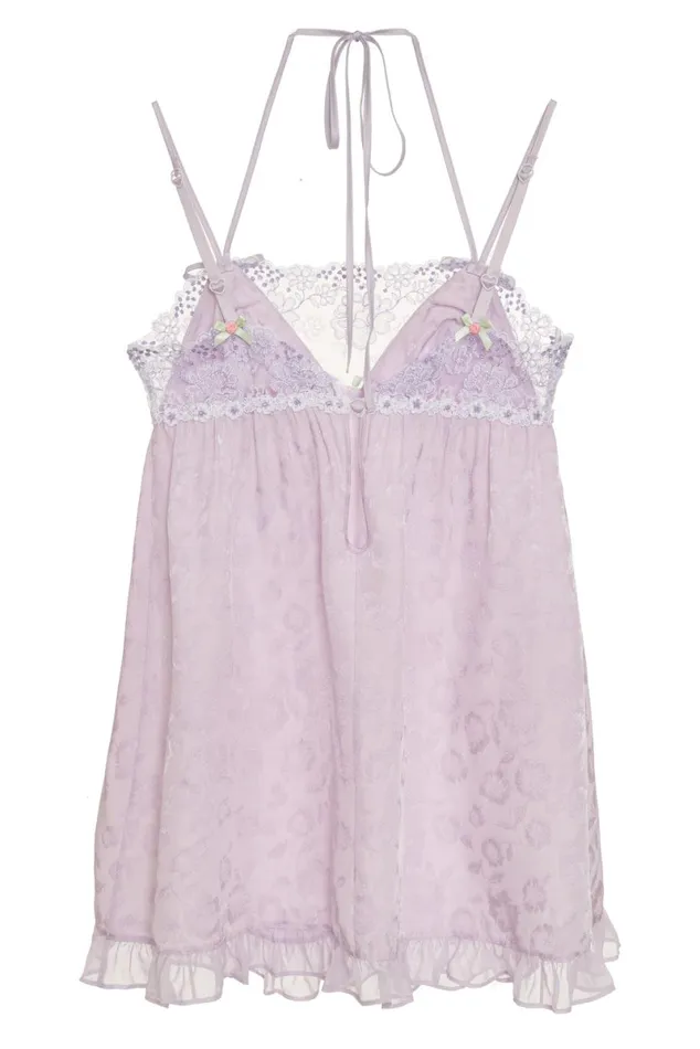 Women Lingerie For Love and Lemons Margaux Slip Dress Purple Women Lingerie For Love and Lemons Margaux Slip Dress Purple