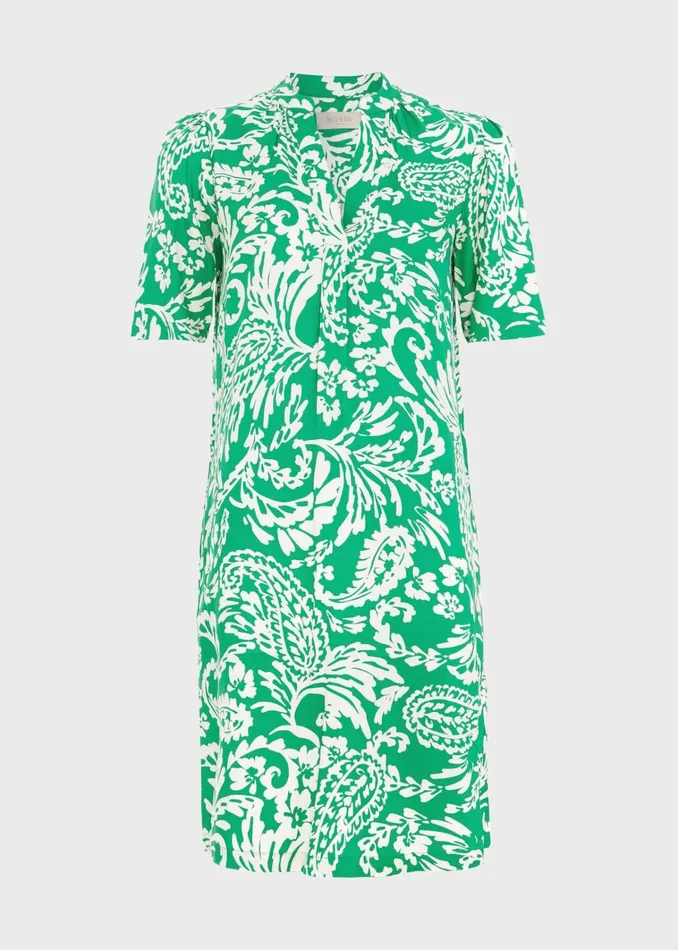 Women Lucille Dress Green Ivory Hobbs Dresses and Jumpsuits