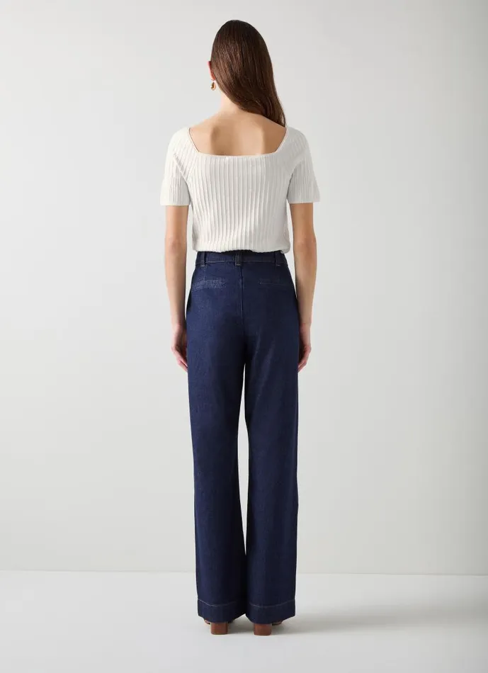 Women Maria Ivory Beaded Knitted Top Ivory LKBennett Tops Women Maria Ivory Beaded Knitted Top Ivory LKBennett Tops