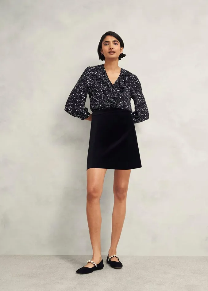 Women May Blouse Black Ivory Hobbs Tops