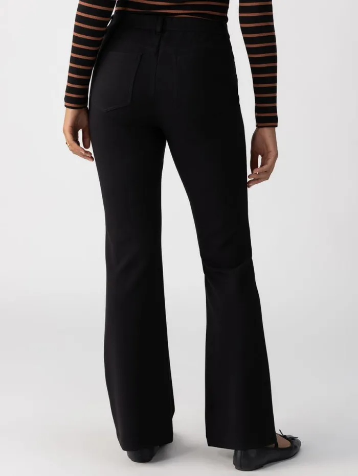 Women Maya Flare Standard Rise Pant Black Sanctuary Clothing Leggings