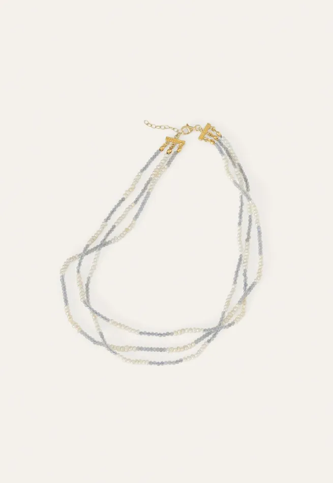Women Multibead Necklace Pearl Sky Poetry Fashion Jewellery