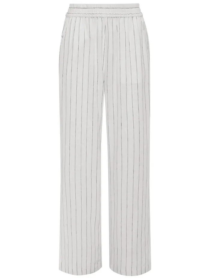 Women Ocean Front PullOn Standard Rise Pant Biarritz Stripe Sanctuary Clothing Pants
