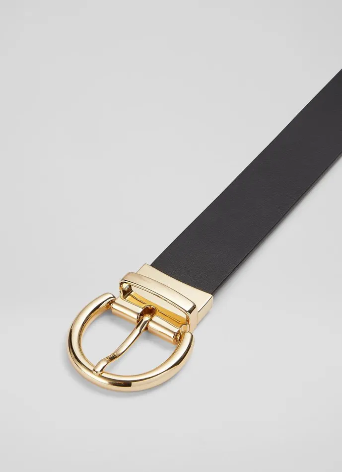 Women Odette Black And Tan Leather Reversible Belt LKBennett Belts Women Odette Black And Tan Leather Reversible Belt LKBennett Belts