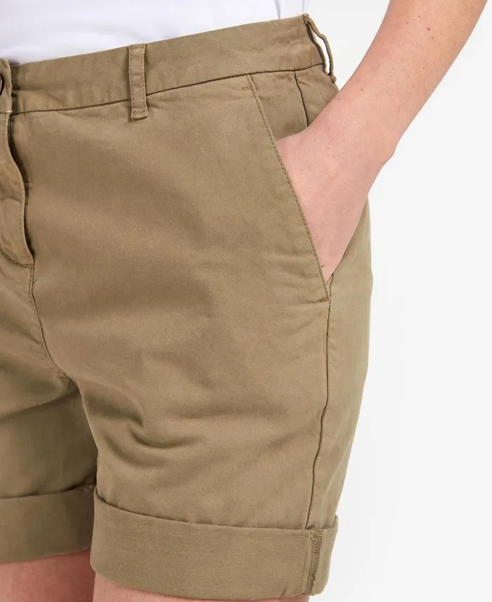 Women Pants and Shorts Barbour Chino Shorts Classic White Women Pants and Shorts Barbour Chino Shorts Classic White