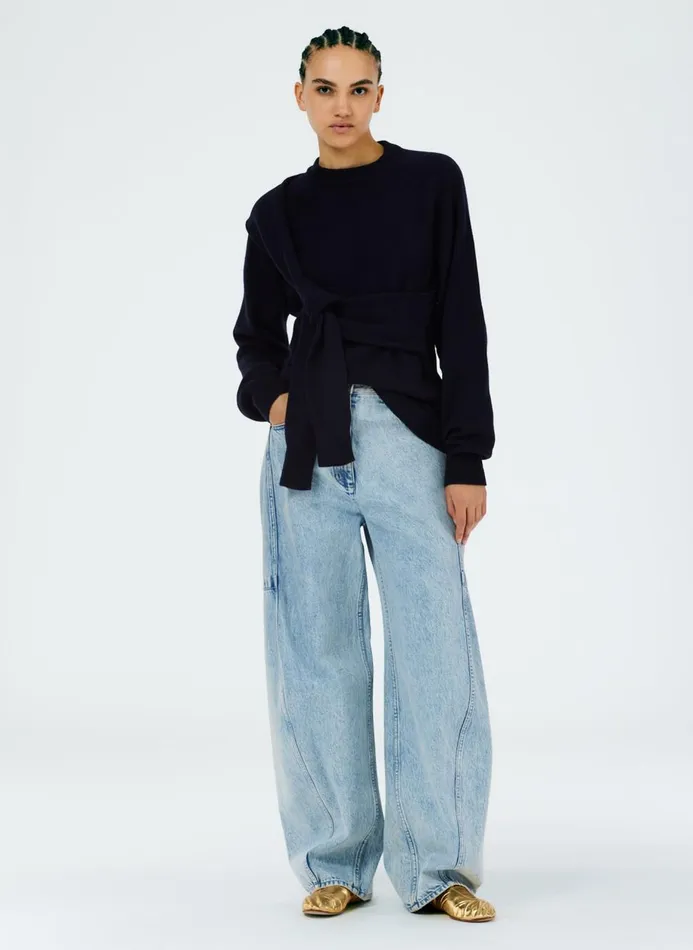 Women Pants and Shorts Tibi Acid Iceberg Denim Sid Jean 8211 Regular Acid Iceberg Blue Women Pants and Shorts Tibi Acid Iceberg Denim Sid Jean 8211 Regular Acid Iceberg Blue