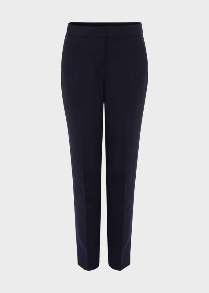Women Petite Gael Trousers Navy Hobbs Trousers