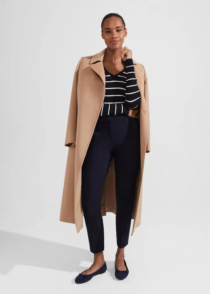 Women Petite Gael Trousers Navy Hobbs Trousers