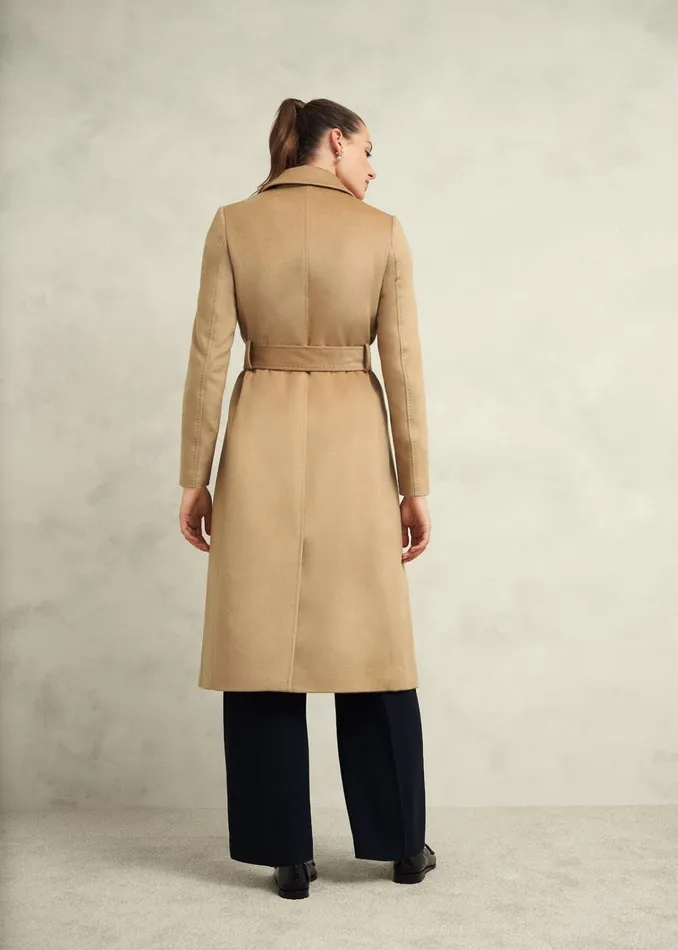 Women Petite Livia Wool Coat Hobbs Camel Hobbs Coats and Jackets