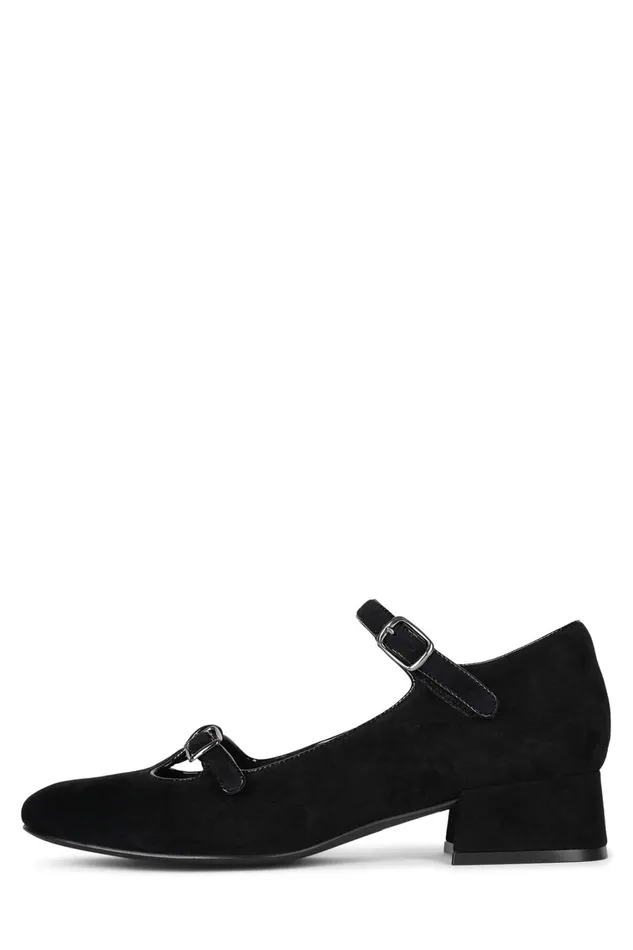 Women Pump Jeffrey Campbell MUSICAL Black Suede