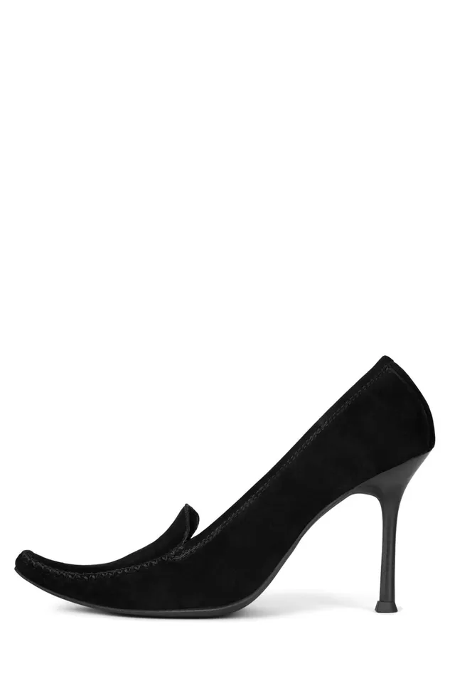 Women Pump Jeffrey Campbell WHIMSICAL Black Suede