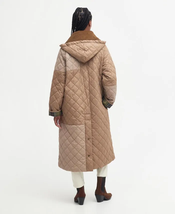 Women Quilted Jackets Barbour X GANNI Burghley Quilted Jacket Honeylight Trenchclassic Women Quilted Jackets Barbour X GANNI Burghley Quilted Jacket Honeylight Trenchclassic