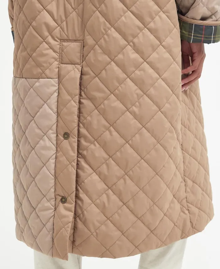 Women Quilted Jackets Barbour X GANNI Burghley Quilted Jacket Honeylight Trenchclassic Women Quilted Jackets Barbour X GANNI Burghley Quilted Jacket Honeylight Trenchclassic