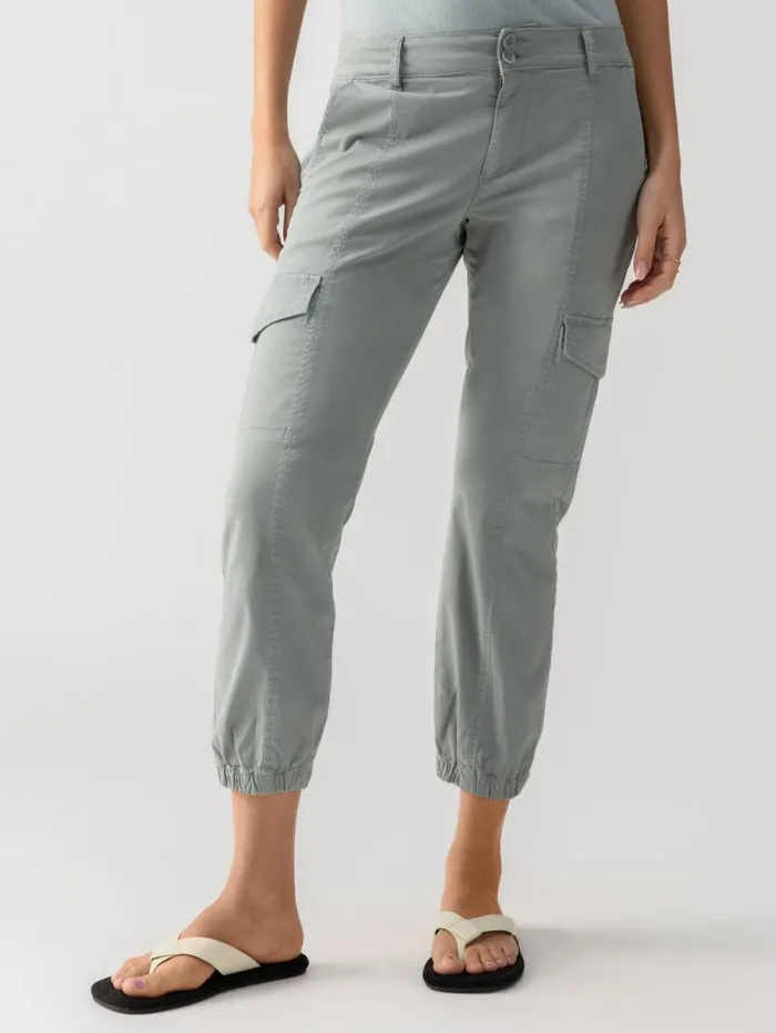 Women Rebel Standard Rise Cargo Pant Eucalyptus Sanctuary Clothing Pants
