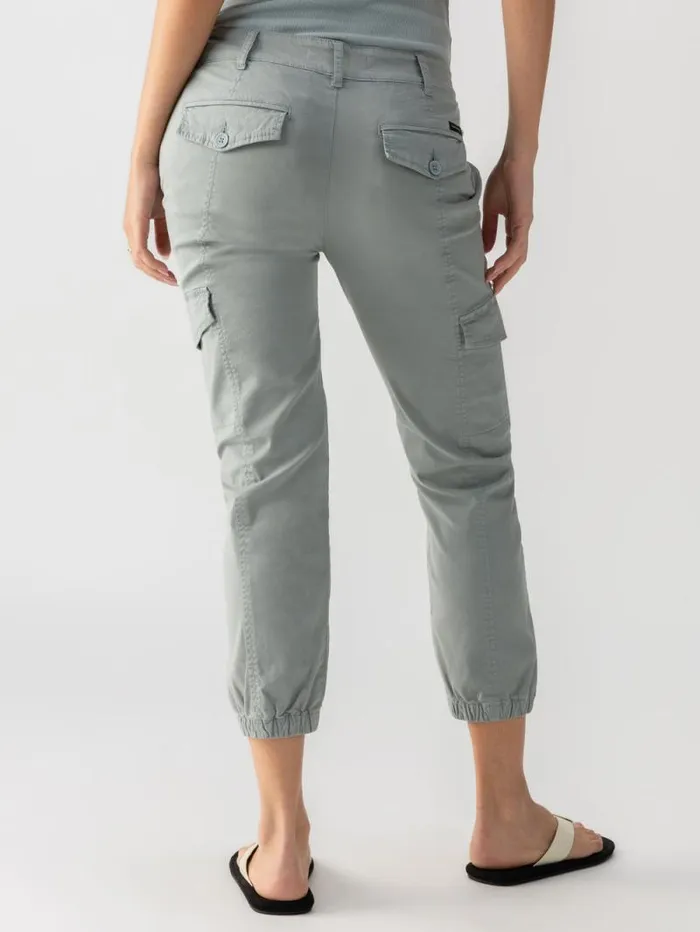 Women Rebel Standard Rise Cargo Pant Eucalyptus Sanctuary Clothing Pants