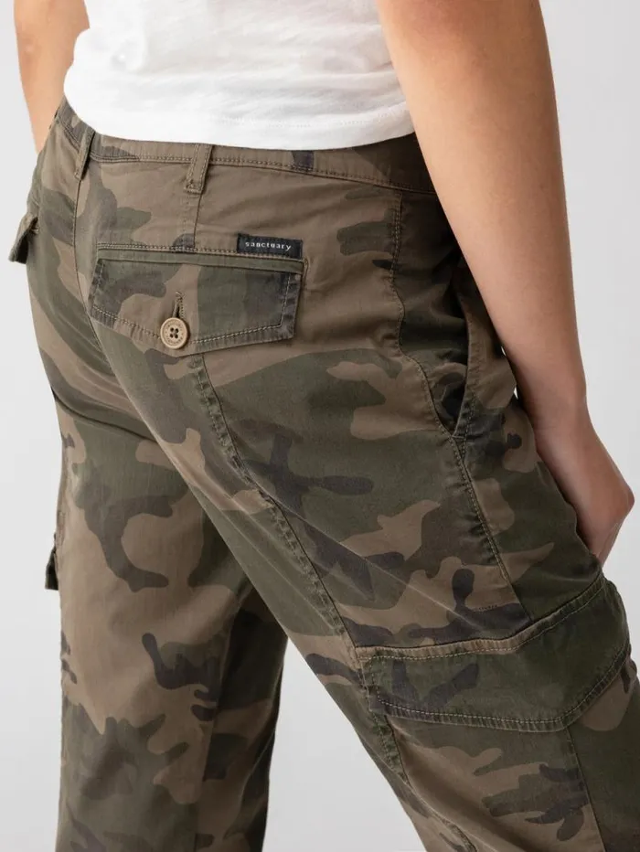 Women Rebel Standard Rise Pant Hiker Camo Sanctuary Clothing Pants