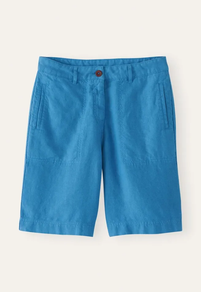 Women Relaxed Shorts Bluebell Poetry Fashion Trousers and Shorts
