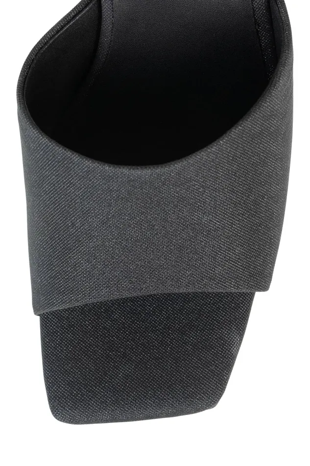 Women Sandal Jeffrey Campbell GOINGGLAM Black Glitter