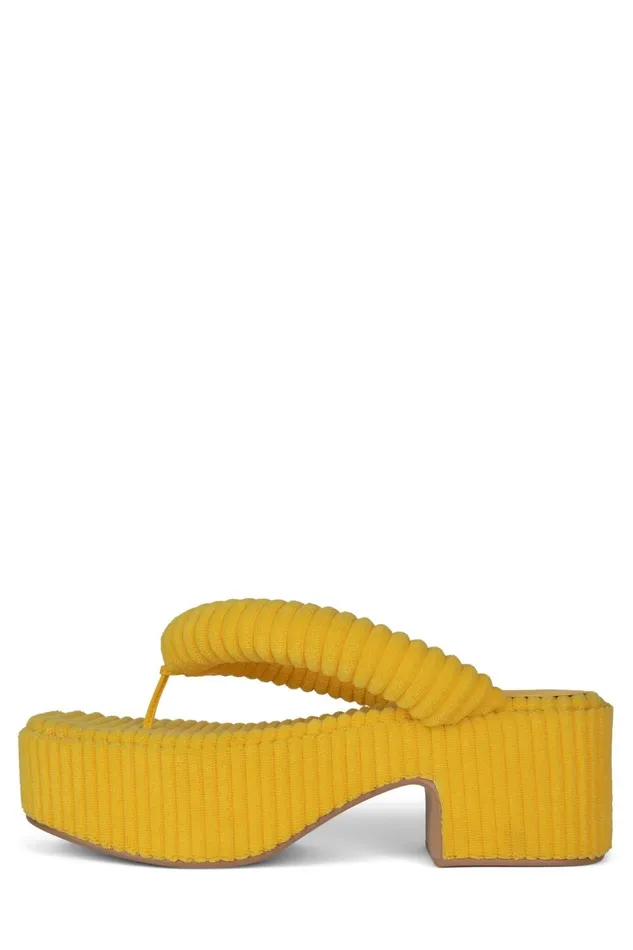 Women Sandal Jeffrey Campbell LUAU2 Pink Stripe Terrycloth