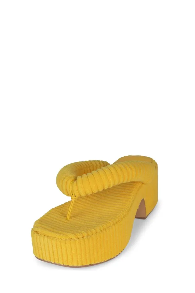 Women Sandal Jeffrey Campbell LUAU2 Pink Stripe Terrycloth