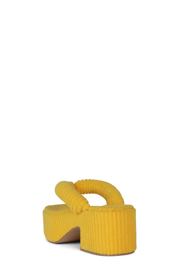 Women Sandal Jeffrey Campbell LUAU2 Pink Stripe Terrycloth