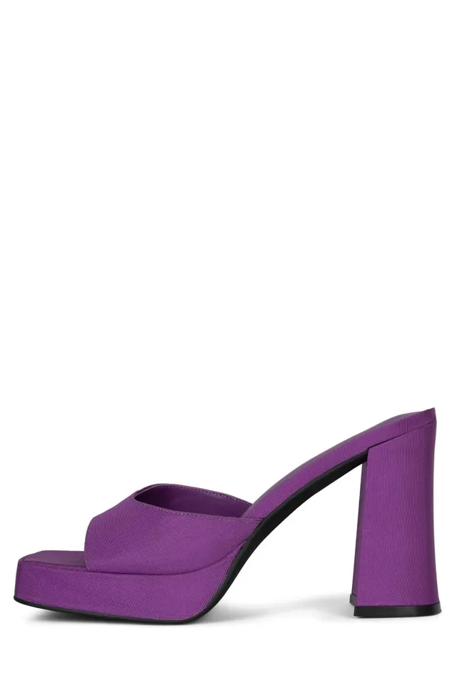 Women Sandal Jeffrey Campbell NINETY Purple Faille