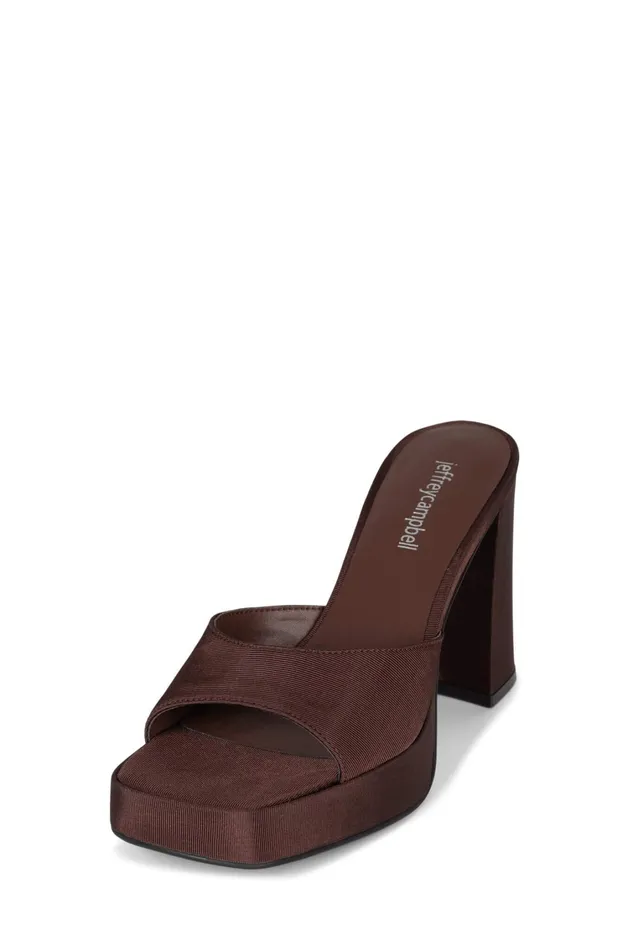 Women Sandal Jeffrey Campbell NINETY Purple Faille
