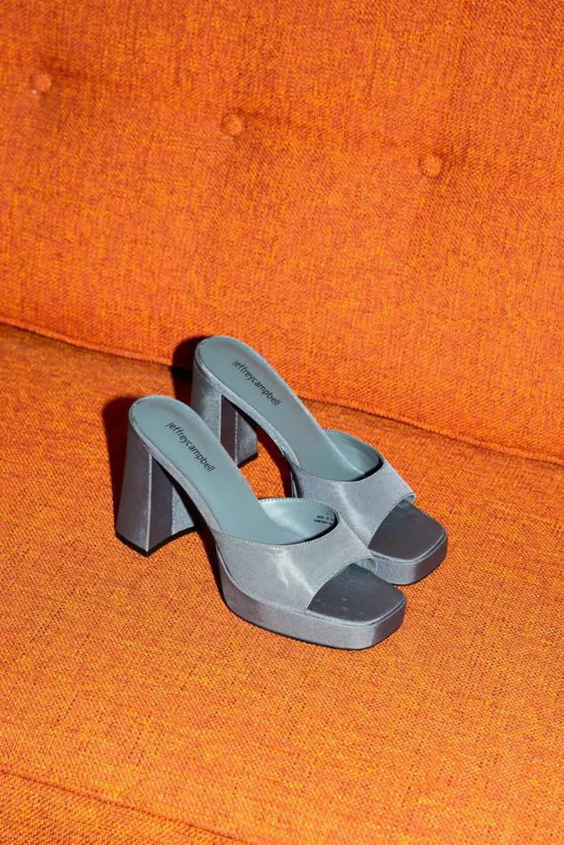 Women Sandal Jeffrey Campbell NINETY Purple Faille