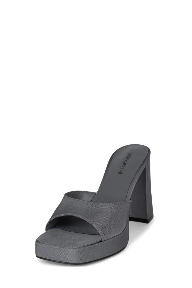 Women Sandal Jeffrey Campbell NINETY Purple Faille