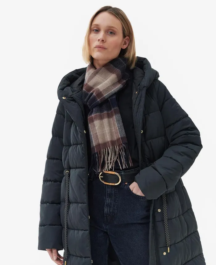 Women Scarves and Wraps Barbour Tartan Scarf Gardenia Tartan