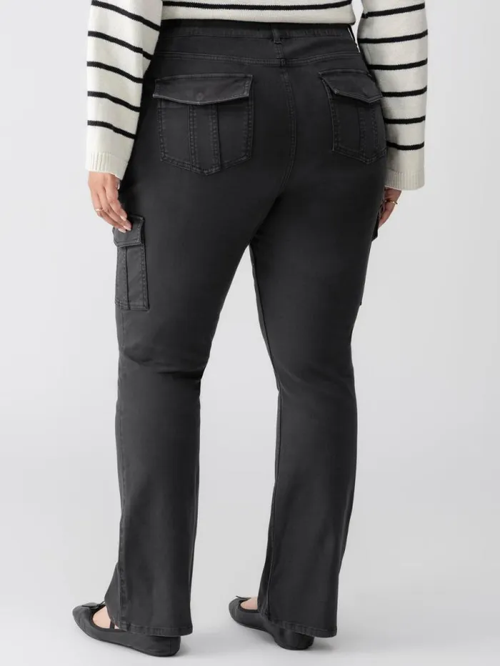 Women Sculpted Hayden Bootcut Standard Rise Pant Black Inclusive Collection Sanctuary Clothing Inclusive