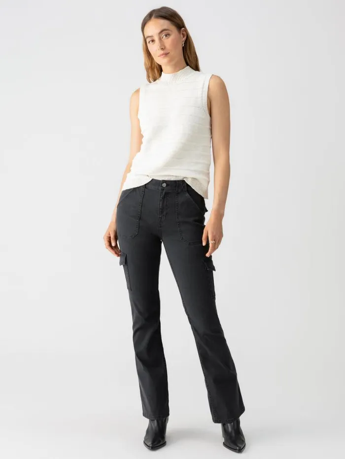 Women Sculpted Hayden Bootcut Standard Rise Pant Black Sanctuary Clothing Pants
