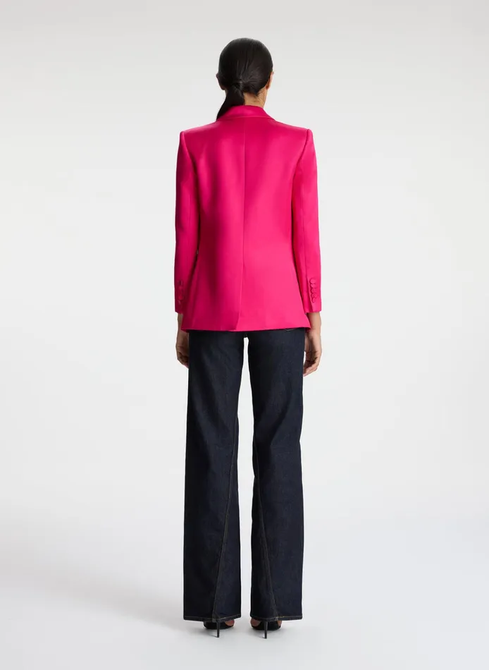 Women Sets ALC Davin Ii Structured Satin Jacket Disco Pink