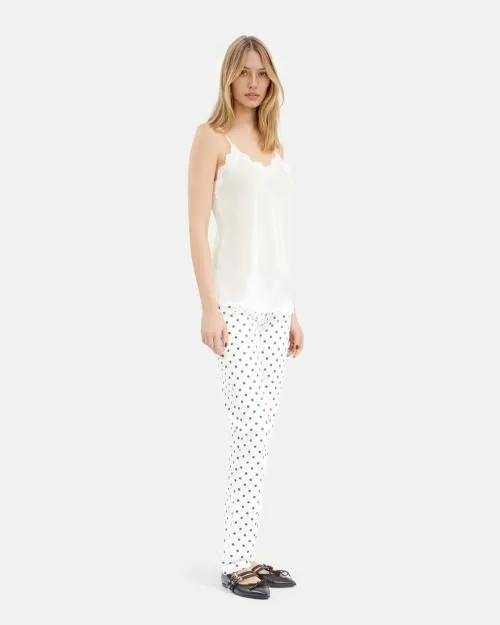 Women Shirts and Tops The Kooples Ecru Silk Camisole Ecru