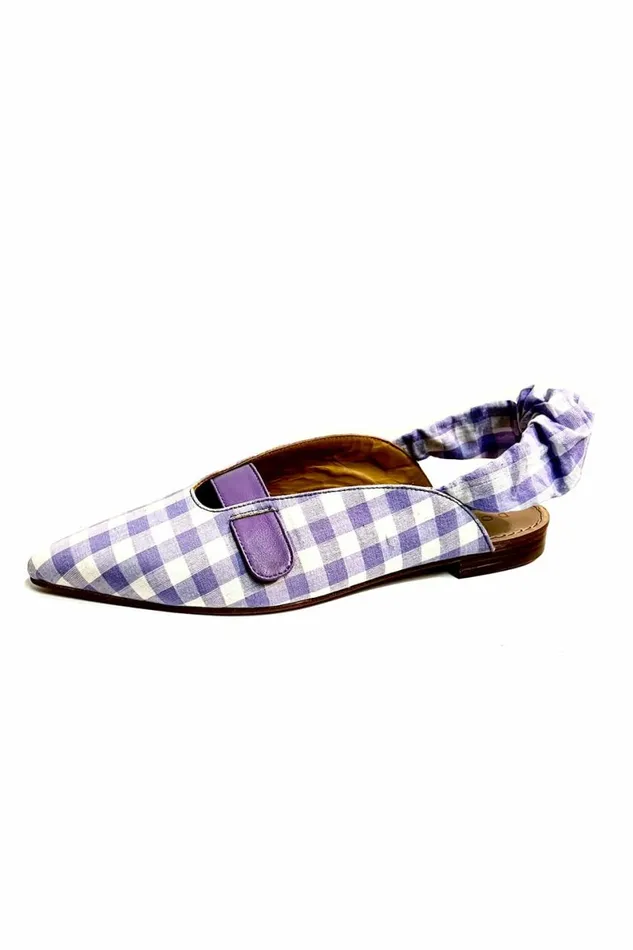 Women Shoes DODO BAR OR Eliya Pointy Slingback Light Purplr