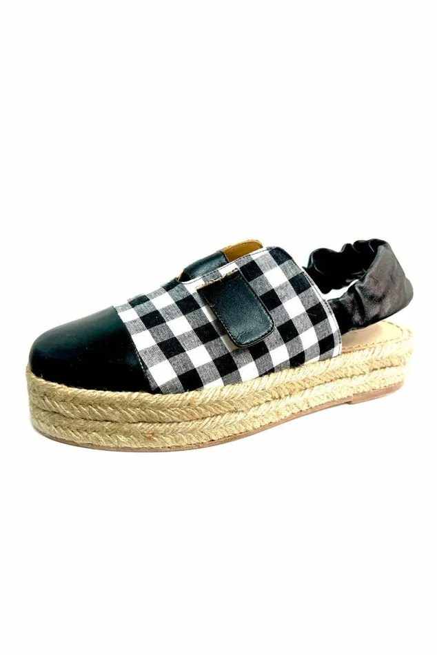 Women Shoes DODO BAR OR Martin Platform Mule Slingback Black
