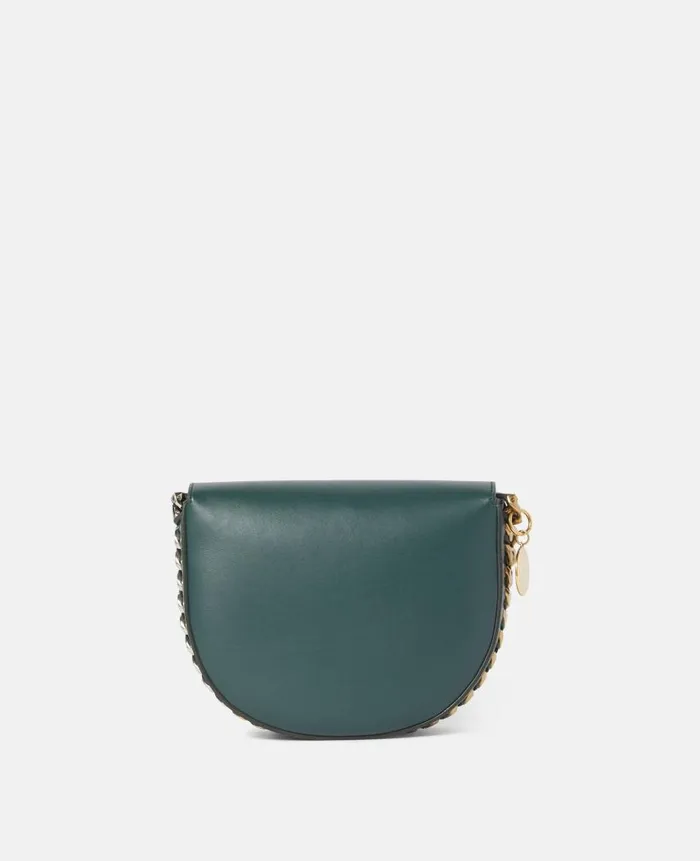Women Shoulder Bags Stella McCartney Frayme Medium Flap Shoulder Bag Forest Green