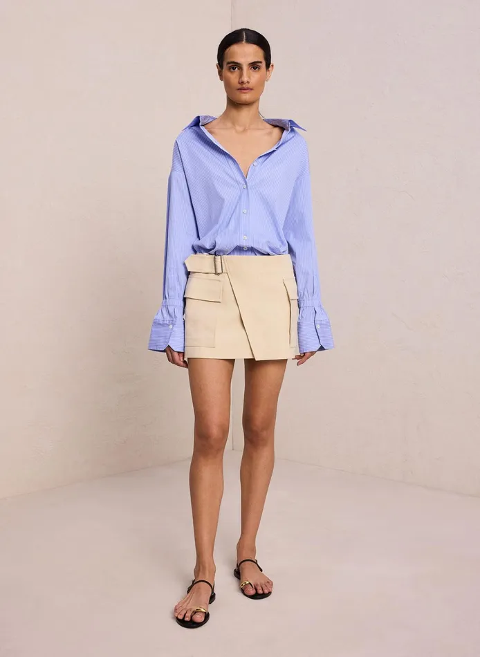 Women Skirts ALC Conan Mini Skirt Barely Beige