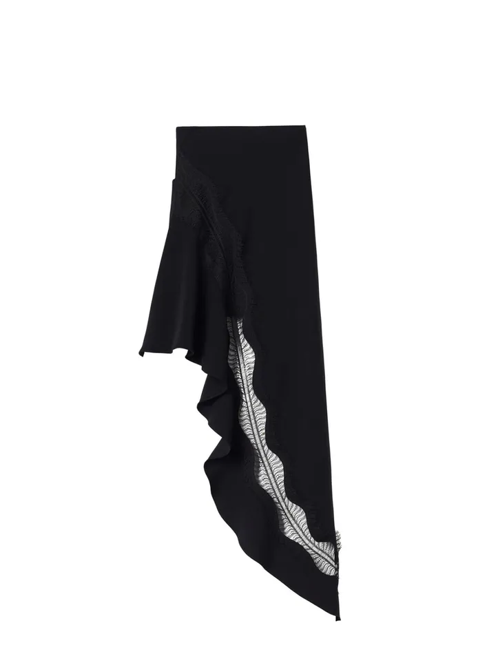 Women Skirts ALC Dixie Asymmetrical Skirt Black