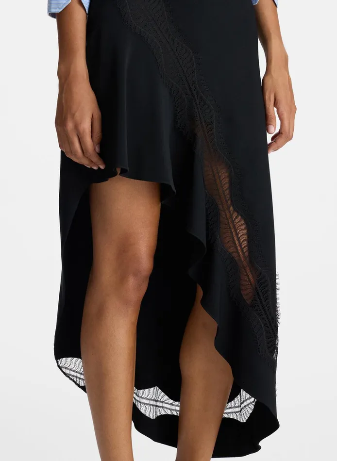 Women Skirts ALC Dixie Asymmetrical Skirt Black