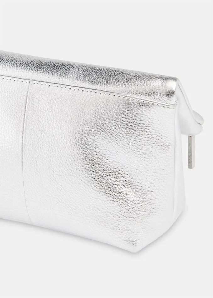 Women Small Bags and Clutches Whistles Silver Cecilia Make Up Bag