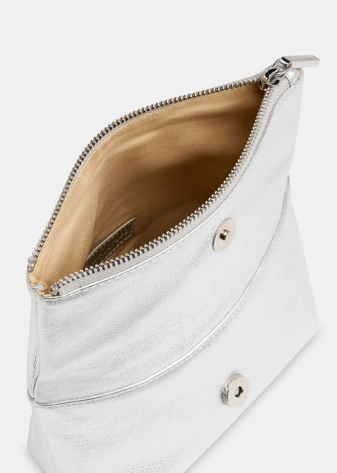 Women Small Bags and Clutches Whistles Silver Cecilia Make Up Bag