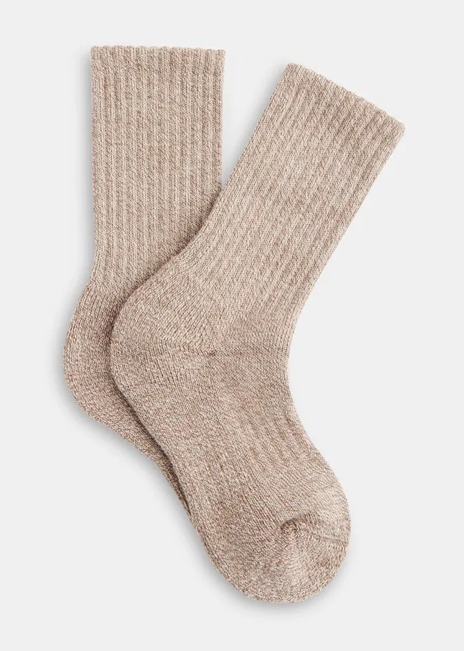 Women Socks and Tights Whistles Neutral Chunky Marl Socks