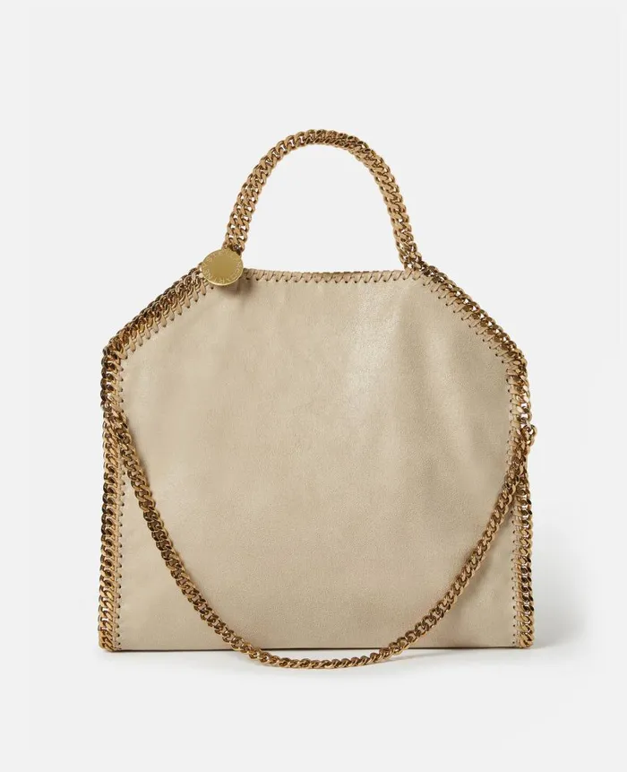 Women Stella Icons Stella McCartney Falabella FoldOver Tote Bag Clotted Cream Women Stella Icons Stella McCartney Falabella FoldOver Tote Bag Clotted Cream