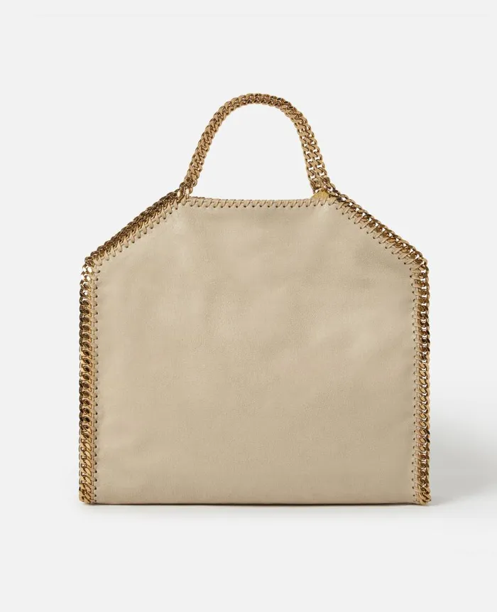 Women Stella Icons Stella McCartney Falabella FoldOver Tote Bag Clotted Cream
