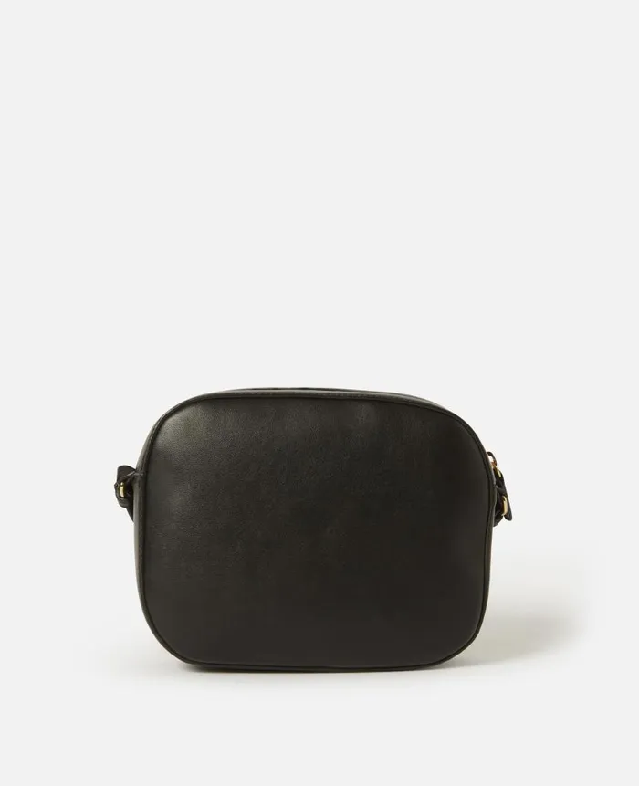 Women Stella Icons Stella McCartney Logo Crossbody Camera Bag Black