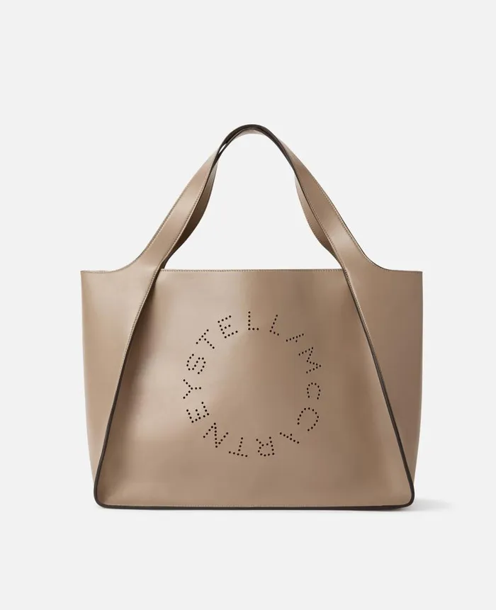 Women Stella Icons Stella McCartney Logo Tote Bag Moss