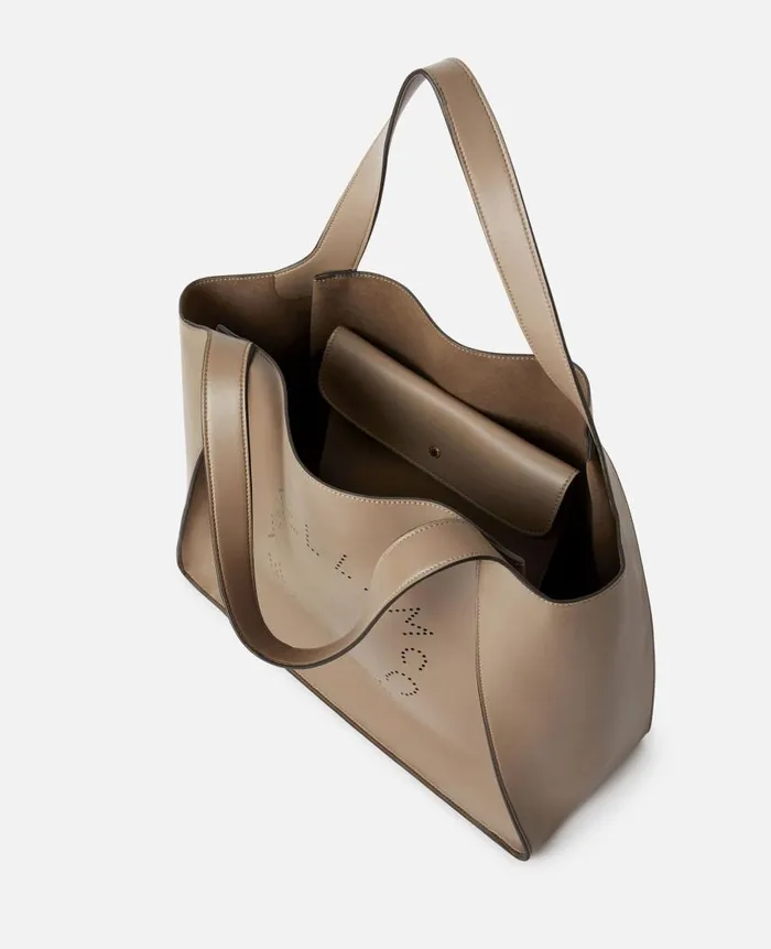 Women Stella Icons Stella McCartney Logo Tote Bag Moss